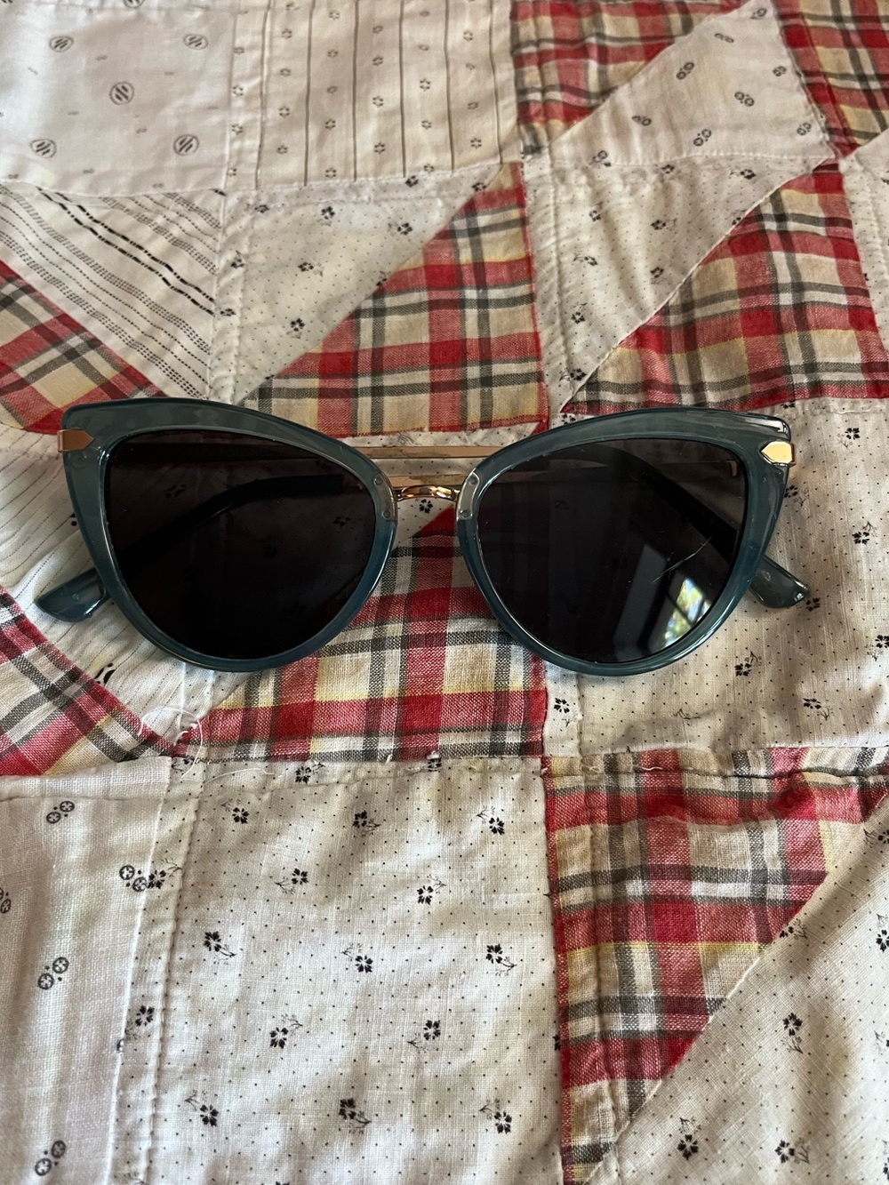 Classic Cat-Eye Sunglasses in Blue - Women's Accessories